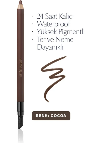 Estee Lauder Göz Kalemi - Double Wear 24 Saat Kalıcı Suya Dayanıklı Waterproof Jel Göz Kalemi -03 COCOA 1.2g