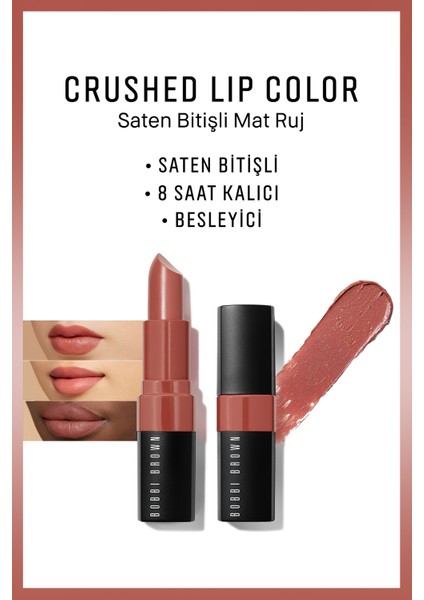 Crushed Lip Color Saten Bitişli Mat Ruj - Italian Rose 716170237909