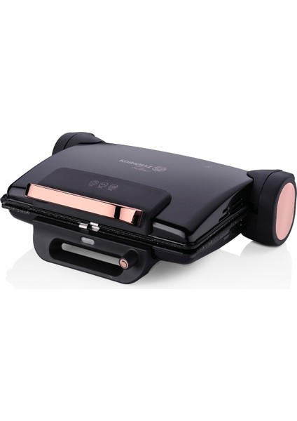 Tostema Maxi Deluxe Tost Makinesi Siyah/rosegold