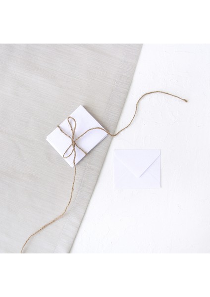 Minik zarf, 7x9 cm 25 adet (Beyaz)