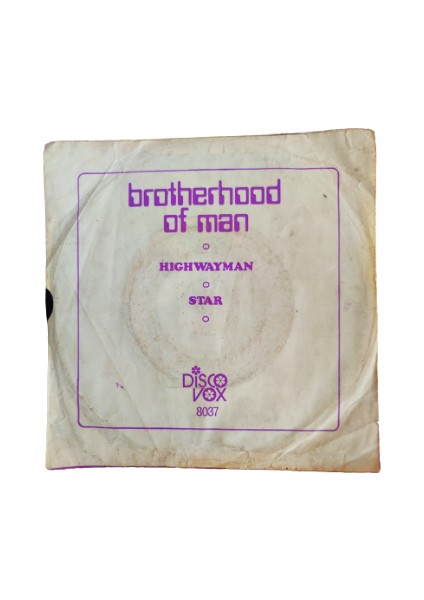 Brotherhood Of Man - Highwayman - Star - 45'lik Plak