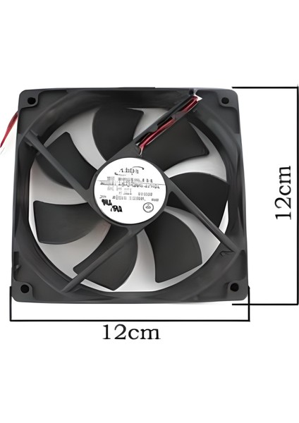 ULUBILGISAYAR 12 cm Kasa Fanı Siyah Sessiz 12CM Fan fiyatları