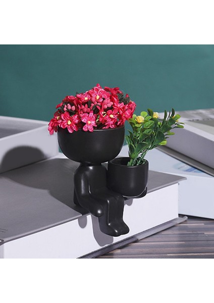 Heykeli Çiçek Pot 10X9X6 cm (Yurt Dışından)