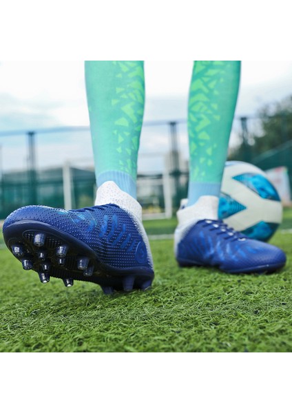 Erkek Fg Futbol Ayakkabısı - Mavi (Yurt Dışından)