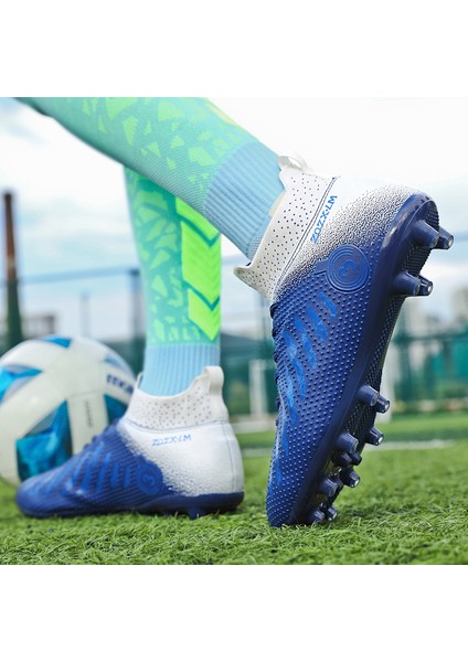 Erkek Fg Futbol Ayakkabısı - Mavi (Yurt Dışından)