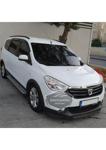 Dacia Lodgy 2012-2022 Uyumlu Üniversal Astra H Lip Esnek Ön Lip 2 Parça Tampon Altı Dil Karlık Ön Ek