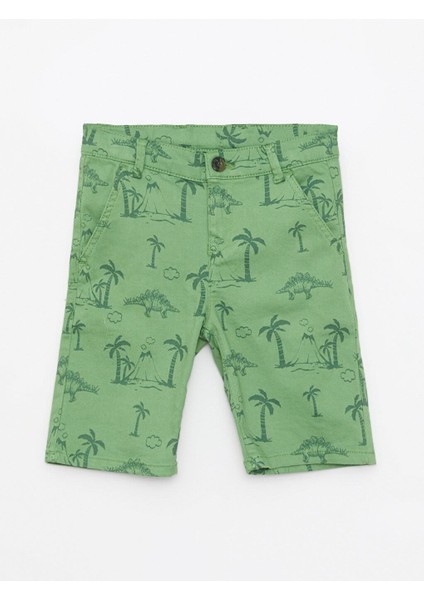Lcw Kids Desenli Gabardin Erkek Çocuk Şort