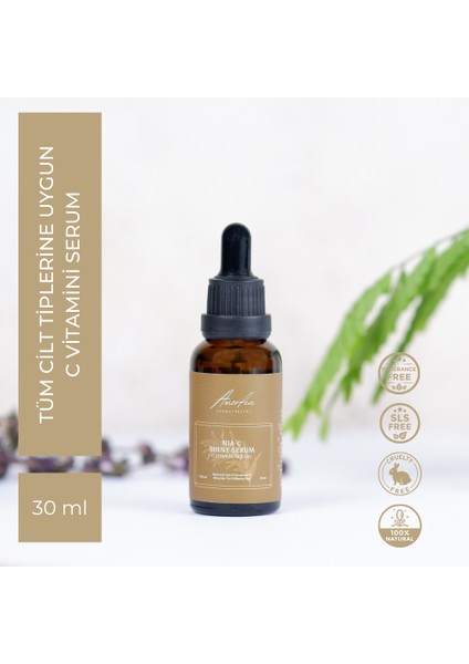 Amorfia Aromaterapi Nia-C Shiny Serum - Aydınlatıcı C Vitamini Serum