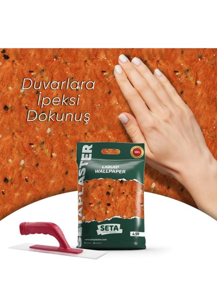 Seta Plaster / D-459 / Ipek Sıva | Canlı Sıva | Dekoratif Sıva