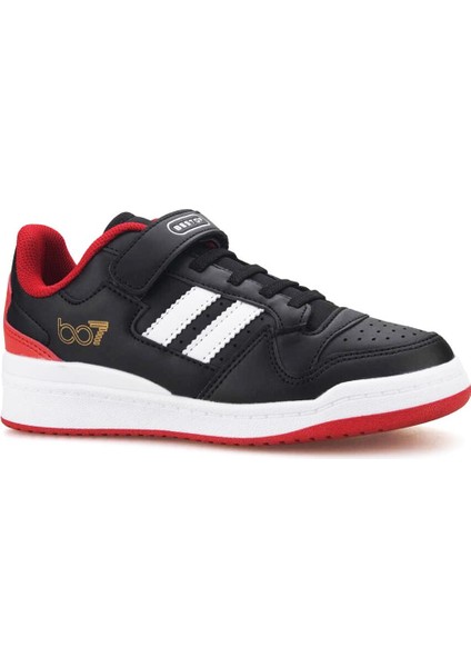 Jordan Sneaker Siyah Beyaz Kırmızı Mevsimlik Unisex Çocuk Spor Ayakkabı