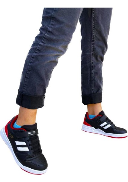 Jordan Sneaker Siyah Beyaz Kırmızı Mevsimlik Unisex Çocuk Spor Ayakkabı modelleri