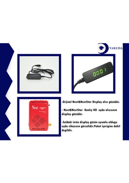 Next Kanky Hd Uydu Display Alıcı Göz modelleri