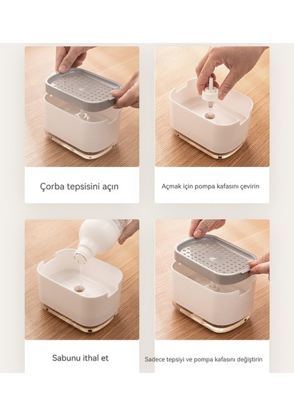 Itme Tipi Mutfak Manuel Sünger Sabunluk (Yurt Dışından) fırsatları