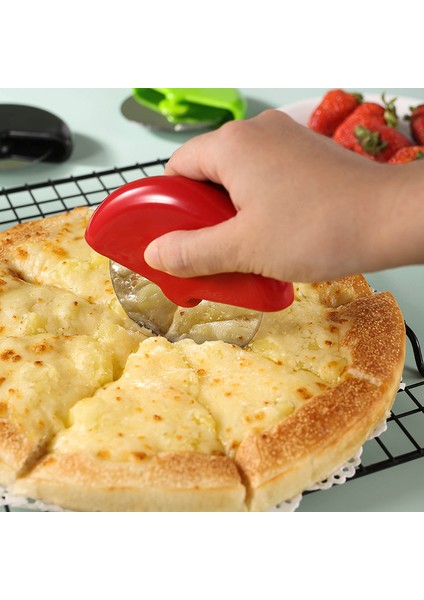 Mutfak Paslanmaz Çelik Pizza Kesme Yuvarlak Rulo Aracı (Yurt Dışından)