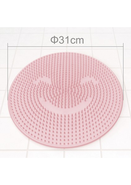 Çap 31 cm Silikon Banyo Ayak Sırt Masaj Pedi (Yurt Dışından)
