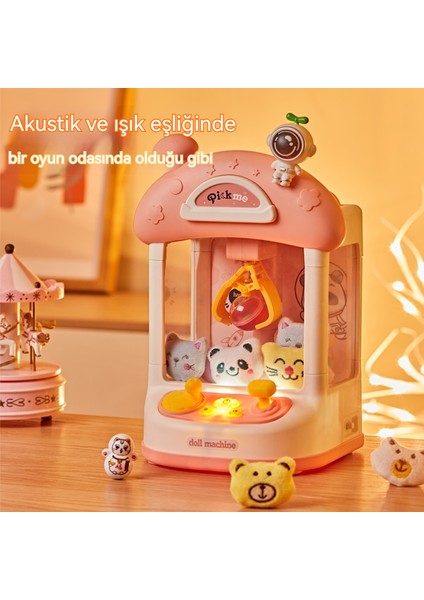 Çocuk Mini Küçük Ev Elektrikli Ses ve Işık Klipsi Bebek Makinesi Oyuncak (Yurt Dışından)