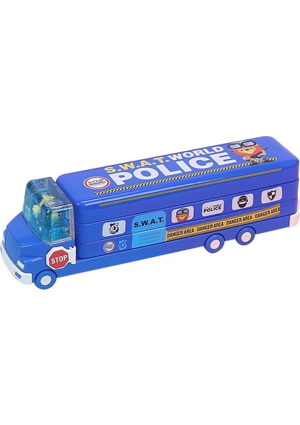 Ilkokul Öğrencileri Çok Fonksiyonlu Yaratıcı Metal Kalem Kutusu (Yurt Dışından)