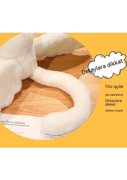 35CM Uçan Beyaz Tavşan Peluş Oyuncak Bebek (Yurt Dışından) fırsatları