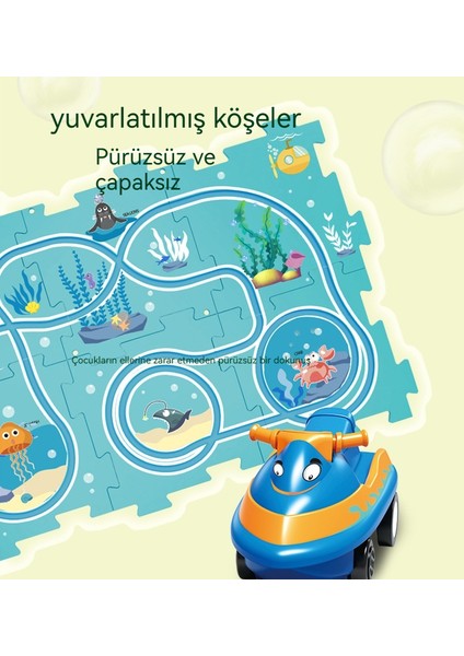 13 Adet Paket Çocuk Dıy Bulmaca Puzzle Parça Araba (Yurt Dışından) modelleri