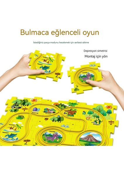 13 Adet Paket Çocuk Dıy Bulmaca Puzzle Parça Araba (Yurt Dışından) indirimleri