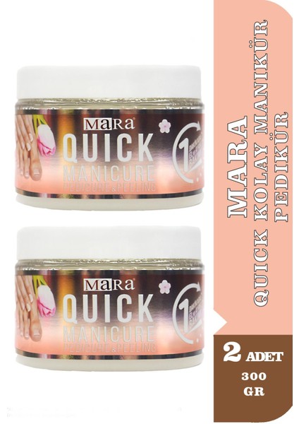 Quick Kolay Manikür Pedikür 300 ml 2 Adet