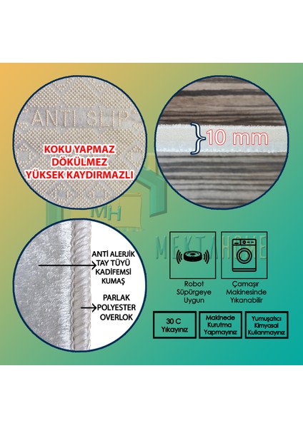 Bebek ve Çocuk Odası Fiyonklu Kız Desenli Halı