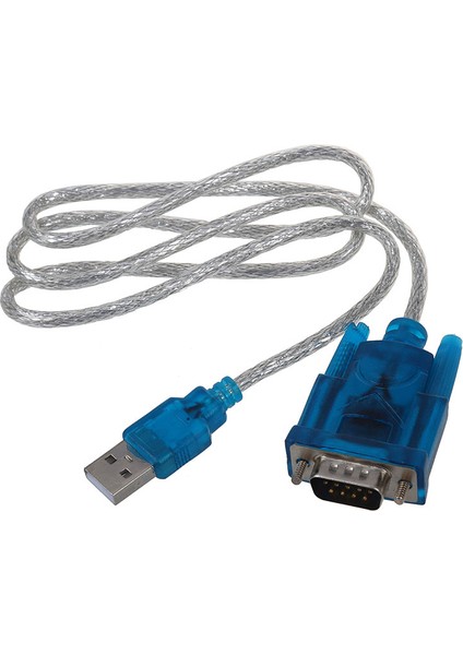 USB 2.0 to RS232 Seri com Port 9 Pin DB9 çevirici kablo