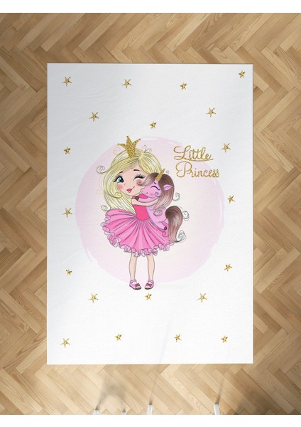 Bebek ve Çocuk Odası Little Princess Desenli Halı