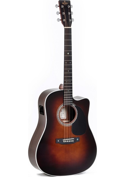DTC-1E-SB Cutaway Elektro Akustik Gitar (Sunburst)