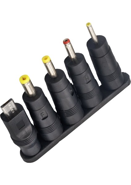 Çoklu Yedek Adaptör Uç Çevirici (2.5x0.7mm- 4.8x1.7 mm- 3.0x1.1 mm-4.0x1.7 mm- Mıcro Usb) (81)