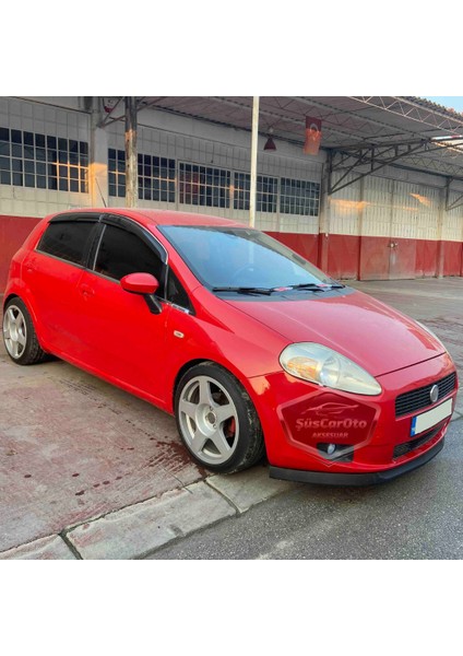 Fiat Punto 2006-2018 Uyumlu Üniversal Astra H Lip Esnek Ön Lip 2 Parça Tampon Altı Dil Karlık Ön Ek