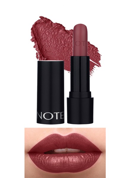 Deep Impact Lipstick Kremsi Dokulu Yarı Parlak Ruj 08 Sophisticate Burgundy - Kırmızı