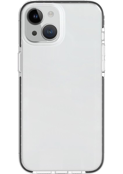 Iphone 15 Plus Siyah Için Iki Renkli Şeffaf Telefon Kılıfı (Yurt Dışından)