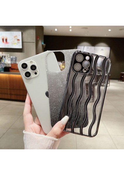 Iphone 15 Pro Max Silver Için Ectropated Tpu Telefon Kılıfı (Yurt Dışından)