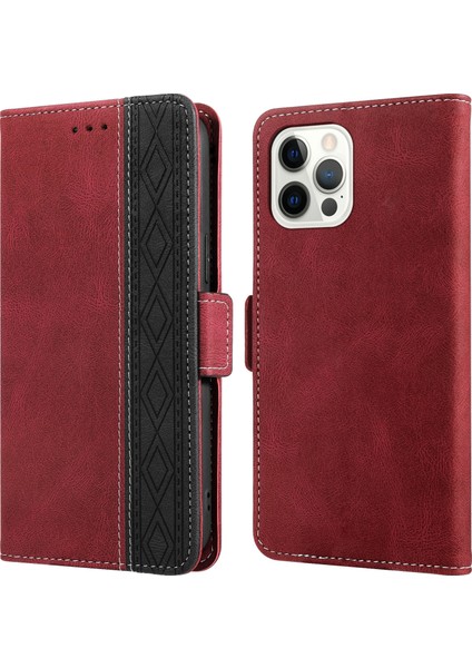 Iphone 15 Pro Red Için Rfıd Deri Telefon Kılıfı (Yurt Dışından) fırsatları