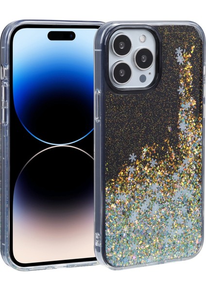 Iphone 15 Pro Max Black Için Starlight Parlayan Telefon Kılıfı (Yurt Dışından)