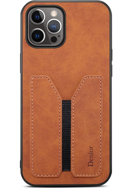 Iphone 15 Pro Brown Için Kart Yuvası Pu Geri Kılıf (Yurt Dışından) modelleri
