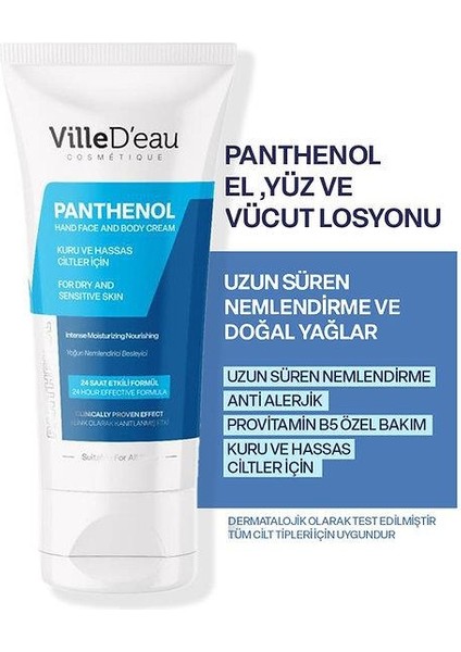Yoğun Nemlendirici ve Besleyici Kuru ve Hassas Ciltler Için El Yüz ve Vücut Krem 75 ml