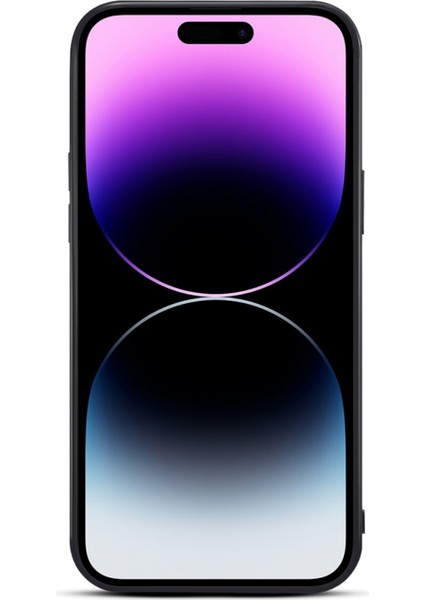 Iphone 15 Pro Max Gray Için Kart Yuvası Pu Geri Kılıf (Yurt Dışından)