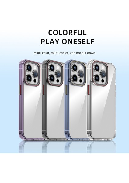 Iphone 15 Pro Şeffaf Için Ipaky Mg S Pc+Tpu Kılıfı (Yurt Dışından)