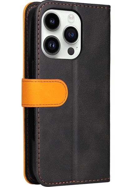 Iphone 15 Pro Max Orange Için Deri Telefon Kılıfı (Yurt Dışından) modelleri