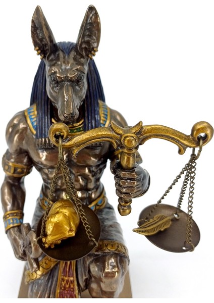 Antik Mısır Ölüm Tanrısı Anubis Biblosu | Antik Mısır Dekoratif Obje | Mitolojik Hediyelik Eşya