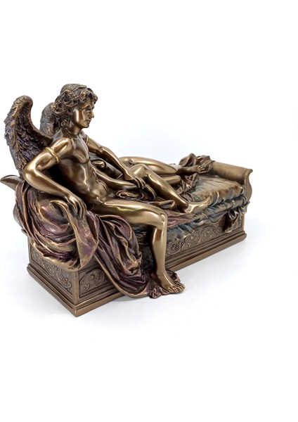 Sonsuz Aşıklar Cupid ve Psyche Biblosu | Roma Mitolojik Heykelleri | Mitolojik Dekoratif Obje fiyatları