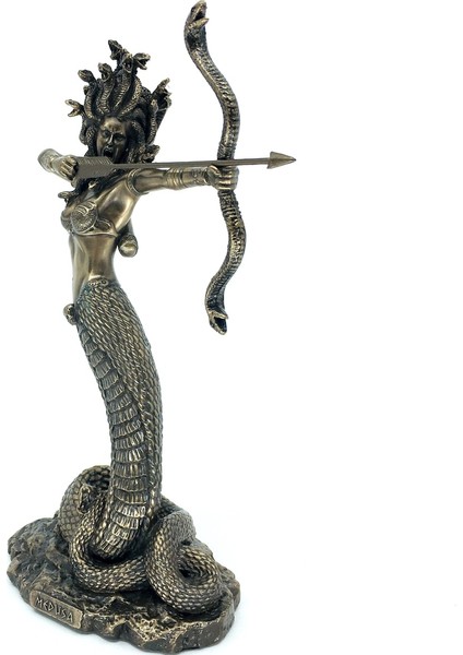 Mitolojik Dişi Canavar Medusa Biblosu | Mitolojik Dekorasyon | Mitolojik Hediyelik Eşyalar modelleri