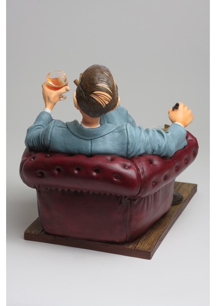 El Yapımı Karikatür Büyük Patron Biblosu | Erkek Patrona Hediye | Ofis Masa Süsleri fırsatları