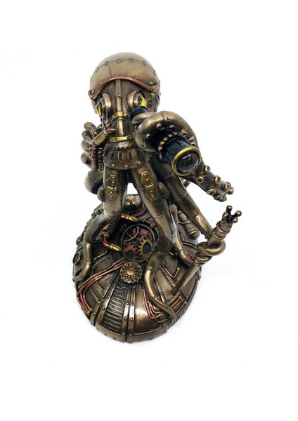 Steampunk Denizci Korsan Ahtapot Biblo | Denizcilik Dekorasyon | deniz Temalı Dekoratif Objeler modelleri