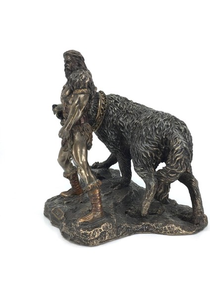 Viking Savaş Tanrısı Tyr ve Fenrir Biblo | Viking Temalı Mitolojik Hediyeler | Ofis Dekorasyon fiyatları