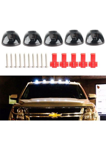 5li Set 16 Ledli Universal Pick Up 4x4 Araç Üstü Park Sis Lambası