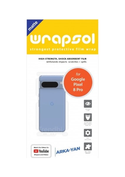 Google Pixel 8 Pro Mat Arka ve Yan Koruyucu Poliüretan Film fiyatları