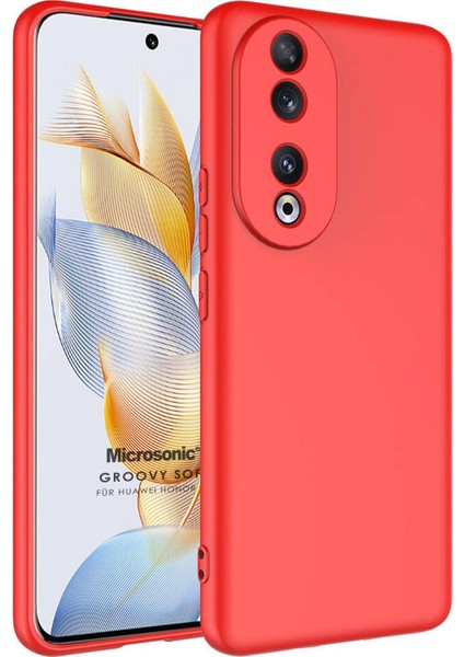 Honor 90 Kılıf Groovy Soft Kırmızı